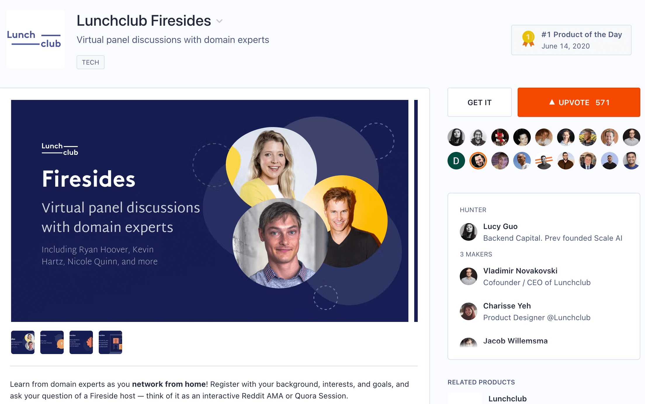 Lunchclub-on-Product-Hunt