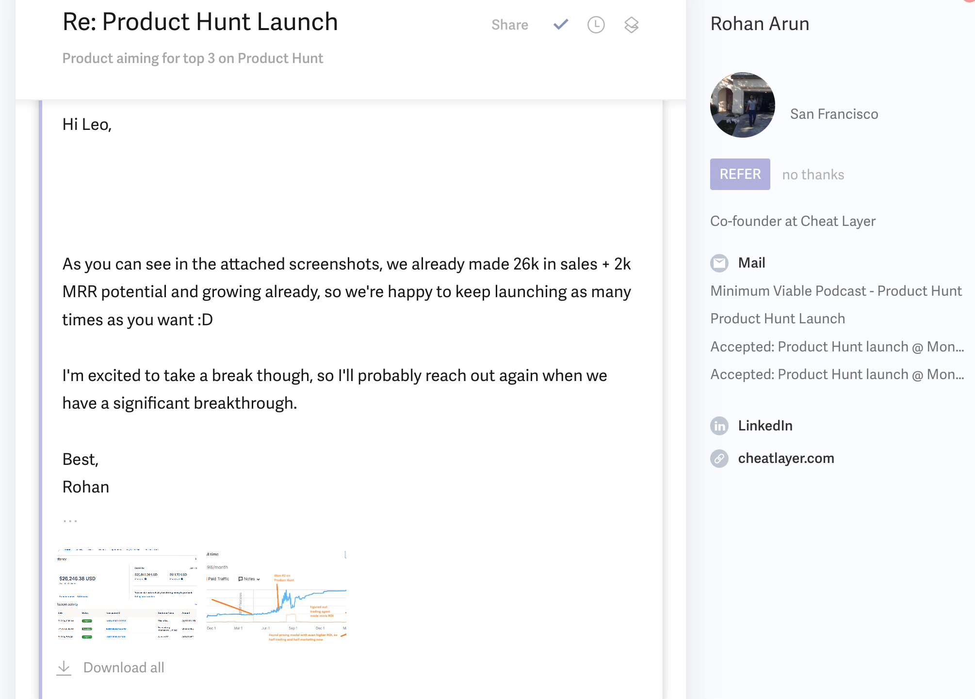 Cheatlayer - testimonial